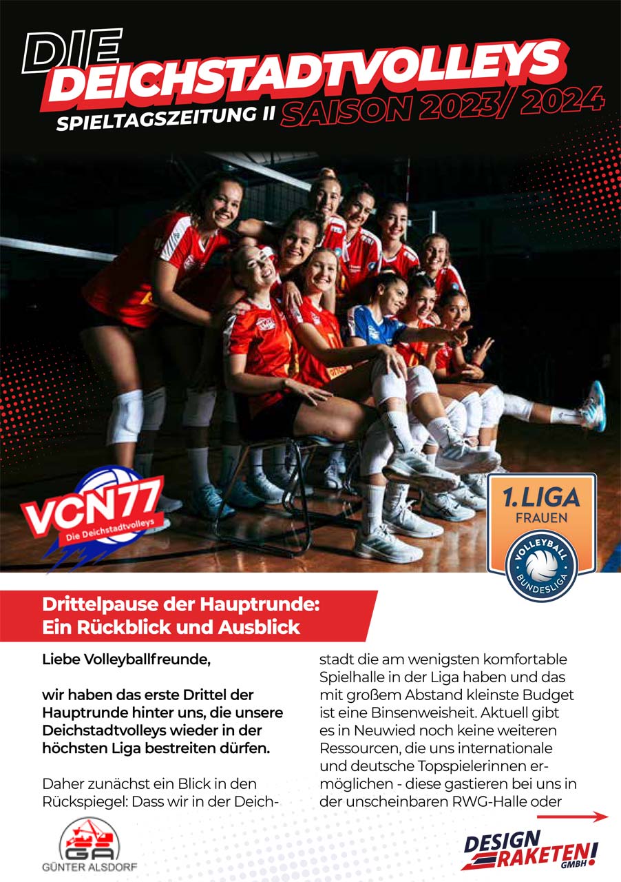 Deichstadtvolleys Spieltagszeitung